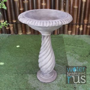 Amalfi-Birdbath-Slate